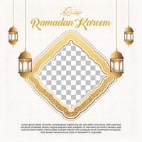 Elegant Ramadan Kareem Background, for poster, frame, flyer, poster, banner vector