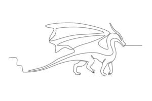 This dragon has 12 curves which are symbols of the 12 months vector