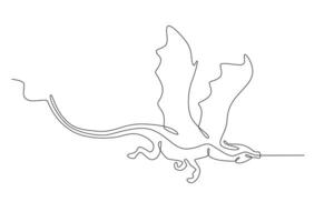 A type of dragon that resembles a crocodile vector