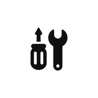 Tools icon isolated on white background vector