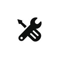 Tools icon isolated on white background vector