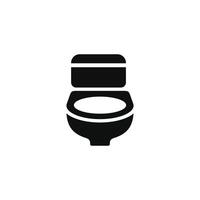 Toilet icon isolated on white background vector