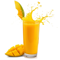 ai gerado suco respingo Espirrar png