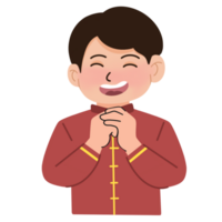 Chinese new year boy character png