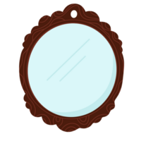 Old mirror illustration png