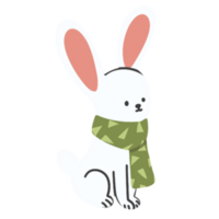 Cute rabbit illustration png