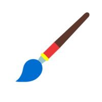 AI generated Paint brush icon png