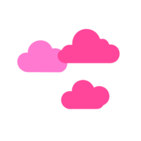 AI generated scene decoration clouds png