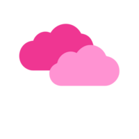 ai gegenereerd tafereel decoratie wolken png