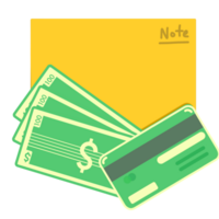 yellow note paper png