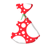 red gift bag png