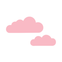 AI generated scene decoration clouds png