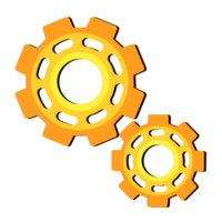 yellow gear icon png