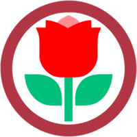 ai généré icône Rose fleur png