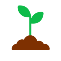 AI generated planting tree seedlings png