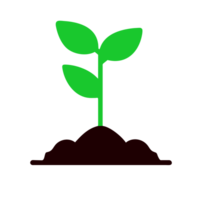 AI generated planting tree seedlings png