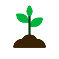 AI generated planting tree seedlings png