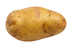AI generated Potato is isolated in a transparent background. Potatoes PNG