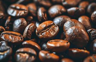 AI generated free printable coffee beans template photo