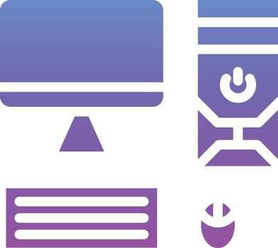 Computer Vector Icon