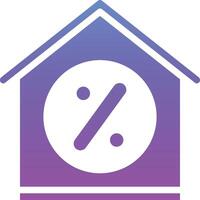 House Discount Vector Icon