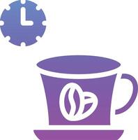 icono de vector de descanso para tomar café