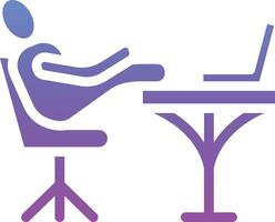 Relax Work Vector Icon