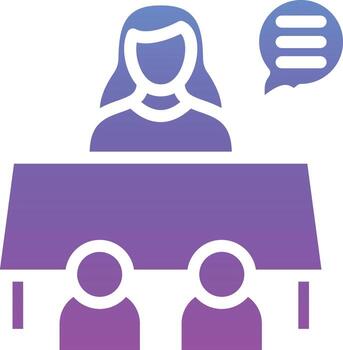 Interview Vector Icon