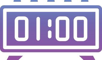 Digital Clock Vector Icon