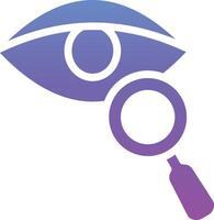 Eye Examination Vector Icon