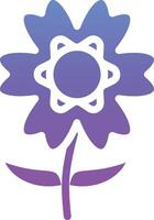 Alpine Forget Me Not Vector Icon