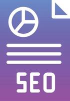 SEO Report Vector Icon