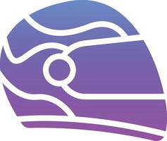 Racing Helmet Vector Icon