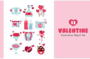 Valentine illustration Object vector