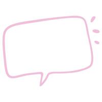 Rectangle Speech Bubble with ... vector