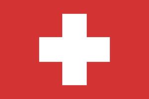 Switzerland flag national emblem graphic element illustration vector