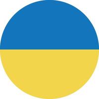 Ucrania bandera nacional emblema gráfico elemento ilustración vector