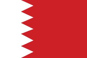 Bahrain flag national emblem graphic element illustration vector