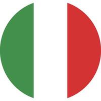 Italia bandera nacional emblema gráfico elemento ilustración vector