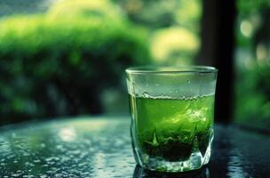 AI generated health benefits ofgreen  tea photo