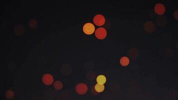 Multicolored 3D Bokeh Light Looping Background video