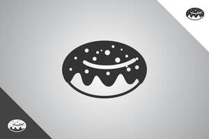 Donut design element. Bakery, cakes and pastries logo identity template. Perfect logo for business related to bakery, cakes and pastries. Isolated background. Vector eps 10.