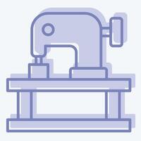 Icon Shoe. related to Shoemaker symbol. two tone style. simple design editable. simple illustration vector