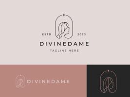 Modern Aesthetic Logo Template for SPA and Cosmetic Business vector