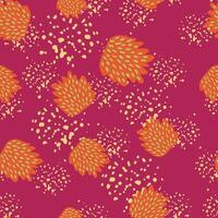 Charming seamless floral pattern with a touch of vintage. vector