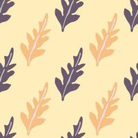 Nature-themed seamless background. vector