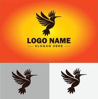 hummingbird logo vector art icon graphics for company brand business icon hummingbird logo template