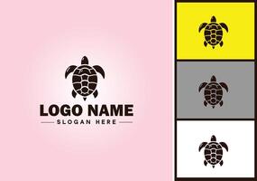 Turtle logo vector art icon graphics for company brand tortoise icon Turtle logo template