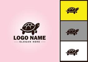 Turtle logo vector art icon graphics for company brand tortoise icon Turtle logo template