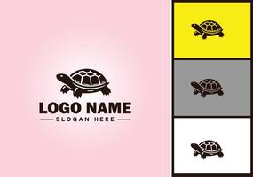 Turtle logo vector art icon graphics for company brand tortoise icon Turtle logo template